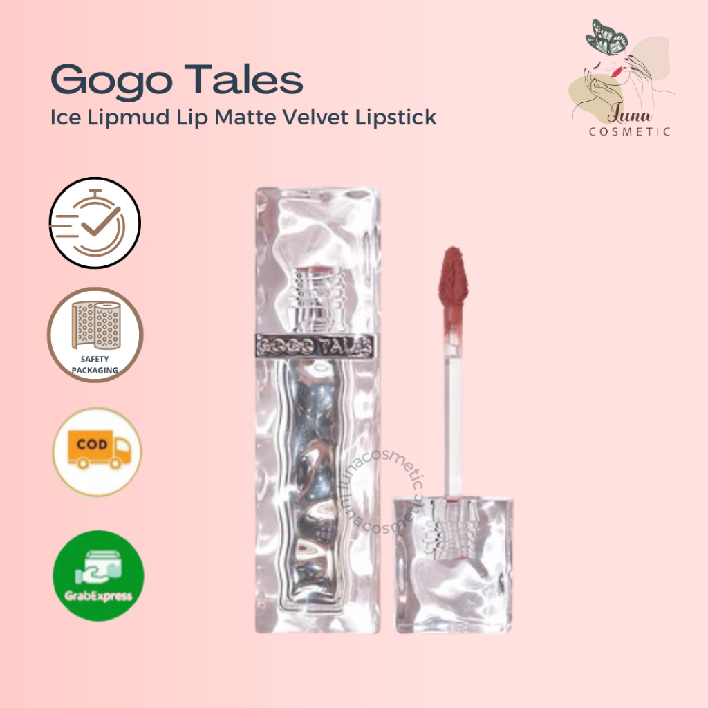 GOGO TALES Ice Lipmud Lip Matte Velvet Lipstick