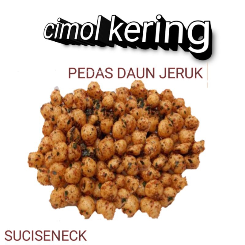 

cimol kering pedas gurih daun jeruk isi 500grm bumbu rempah melimpah bonus 50 gram