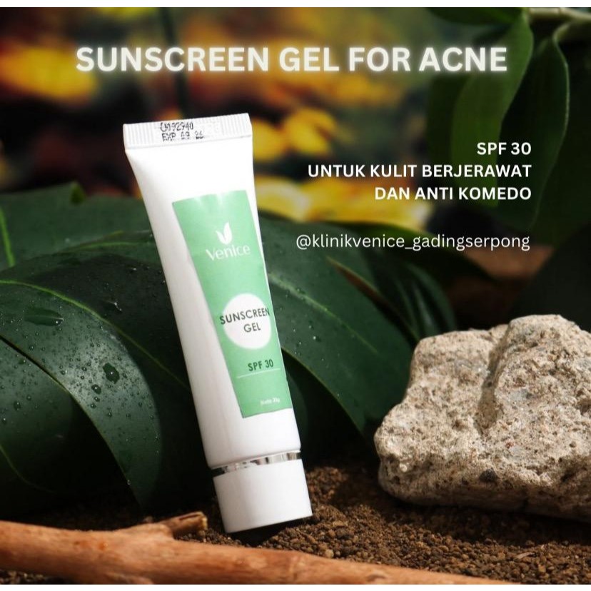 VENICE - Tabir Surya Gel SPF 30 untuk Wajah