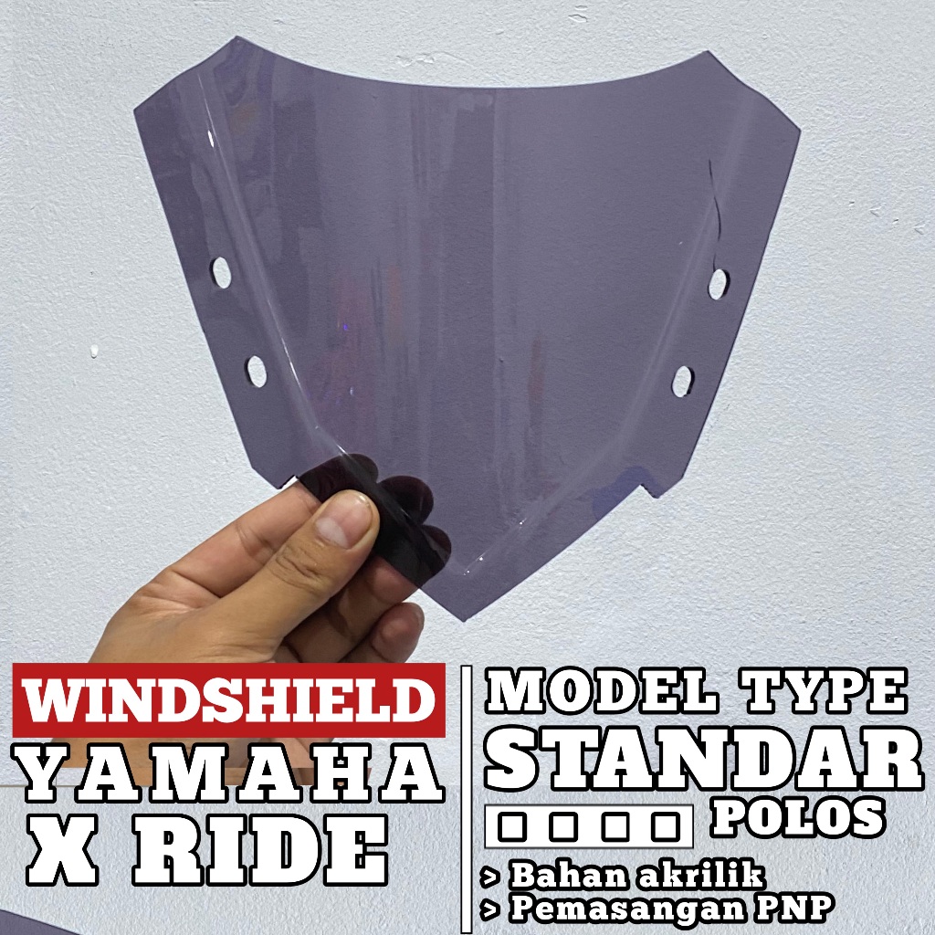 VISOR WINDSHIELD YAMAHA X RIDE X-RIDE x ride VISOR MOTOR X RIDE PNP X RIDE BEAT KARBU DLL