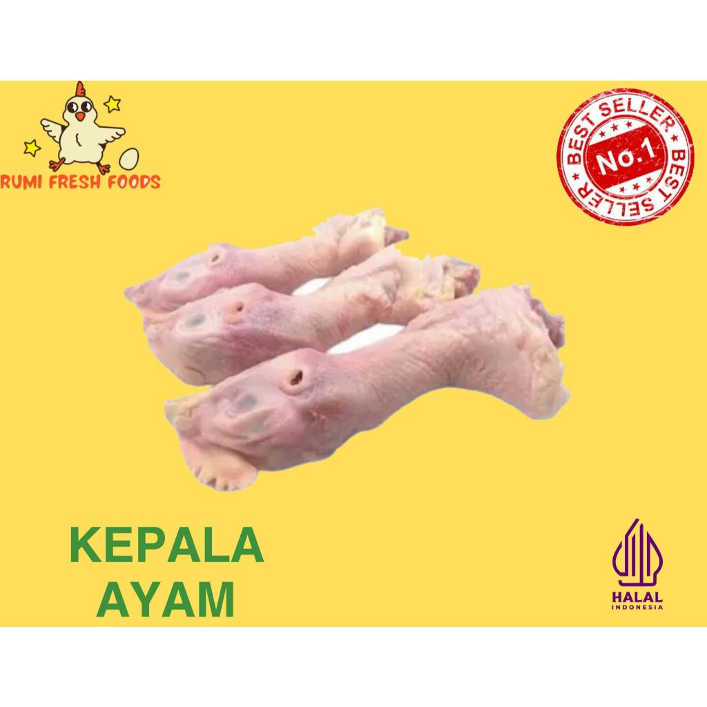 

Kepala Leher Ayam pack 950gr - 1kg