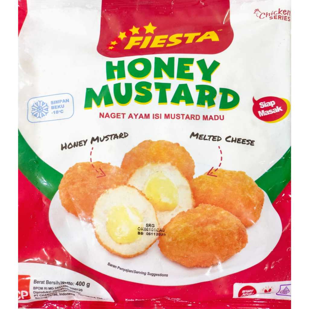 

FIESTA HONEY MUSTARD 400G Nugget isi Honey mustard 400g