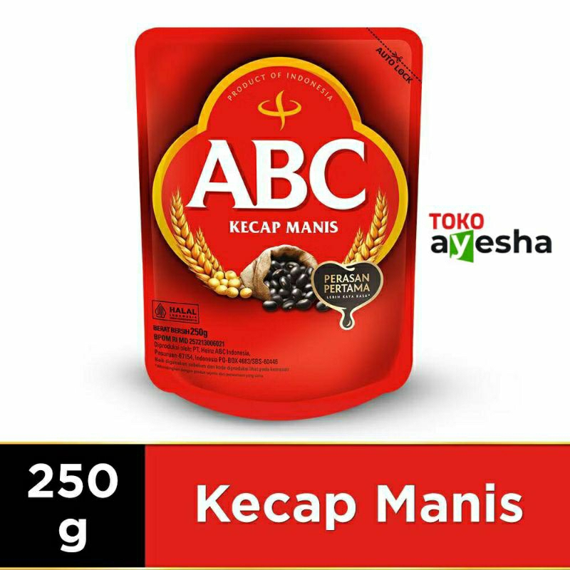 

Kecap Manis ABC Pouch 250gr/685gr