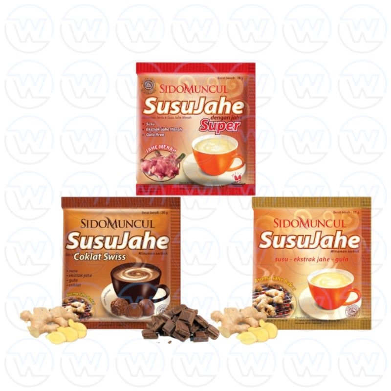 

Susu Jahe Sido Muncul 27gr × 10 Sachet