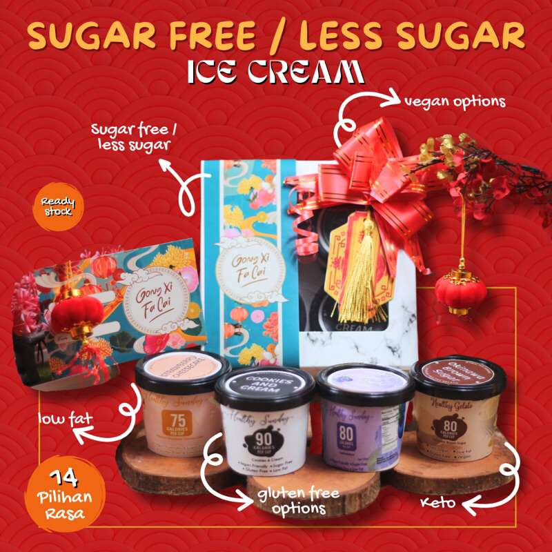 

READY STOCK HAMPERS HEALTHY ICE CREAM ISI 4 CUP. JAKARTA PUSAT