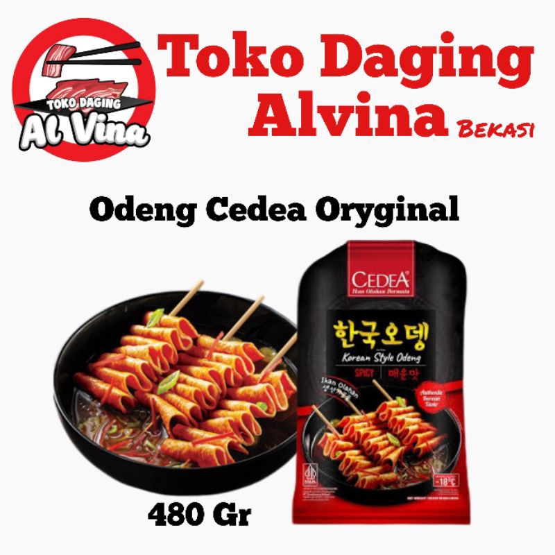 

Odeng Cedea Oryginal 480 Gr-Toko Daging Alvina
