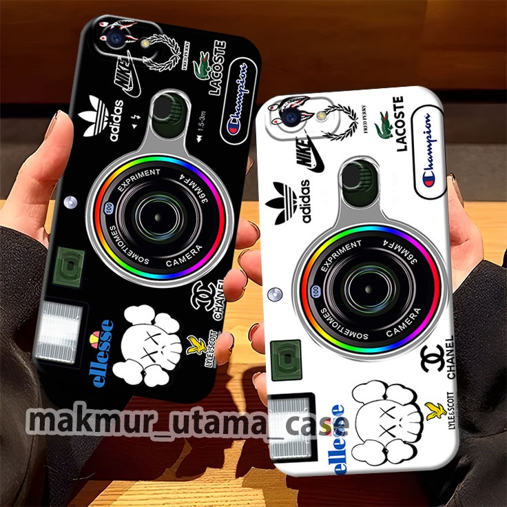 Casing Silikon Oppo F5 Oppo F5 Youth Oppo F9 Oppo F9 Pro Realme 2 Realme 2 Pro Motif Kamera Aestheti