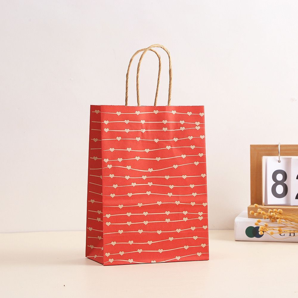 

Paper Bag Love Goodie Bag Valentine Cute Tas Hadiah Snack Aksesoris Tas Paper Craft