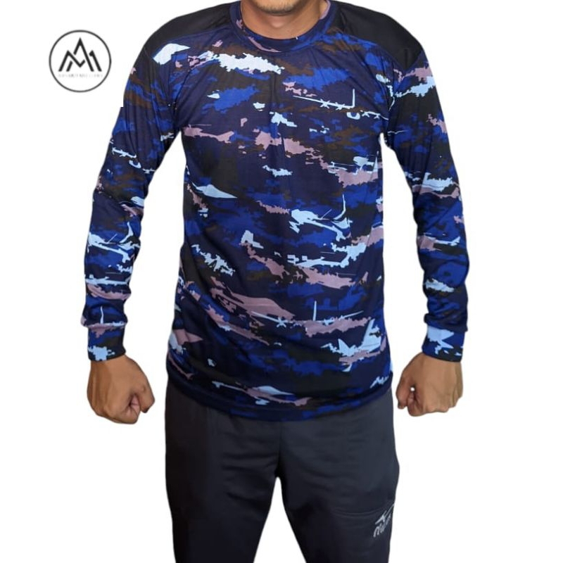 KAOS LENGAN PANJANG TNI AU KAOS LORENG ARMY KAOS LORENG LENGAN PANJANG TNI AU DECKER