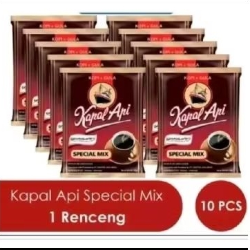 

Kopi kapal api special mix 1 renceng isi 10