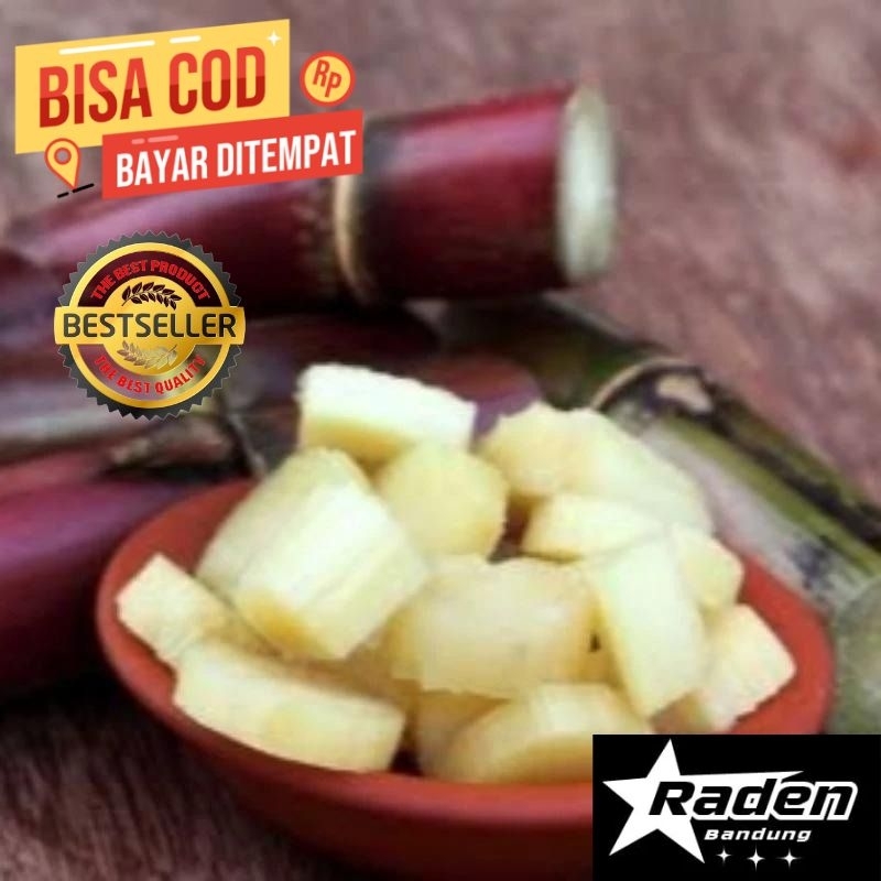 

batang tebu hitam tebu wulung sudah kupas 1 kg