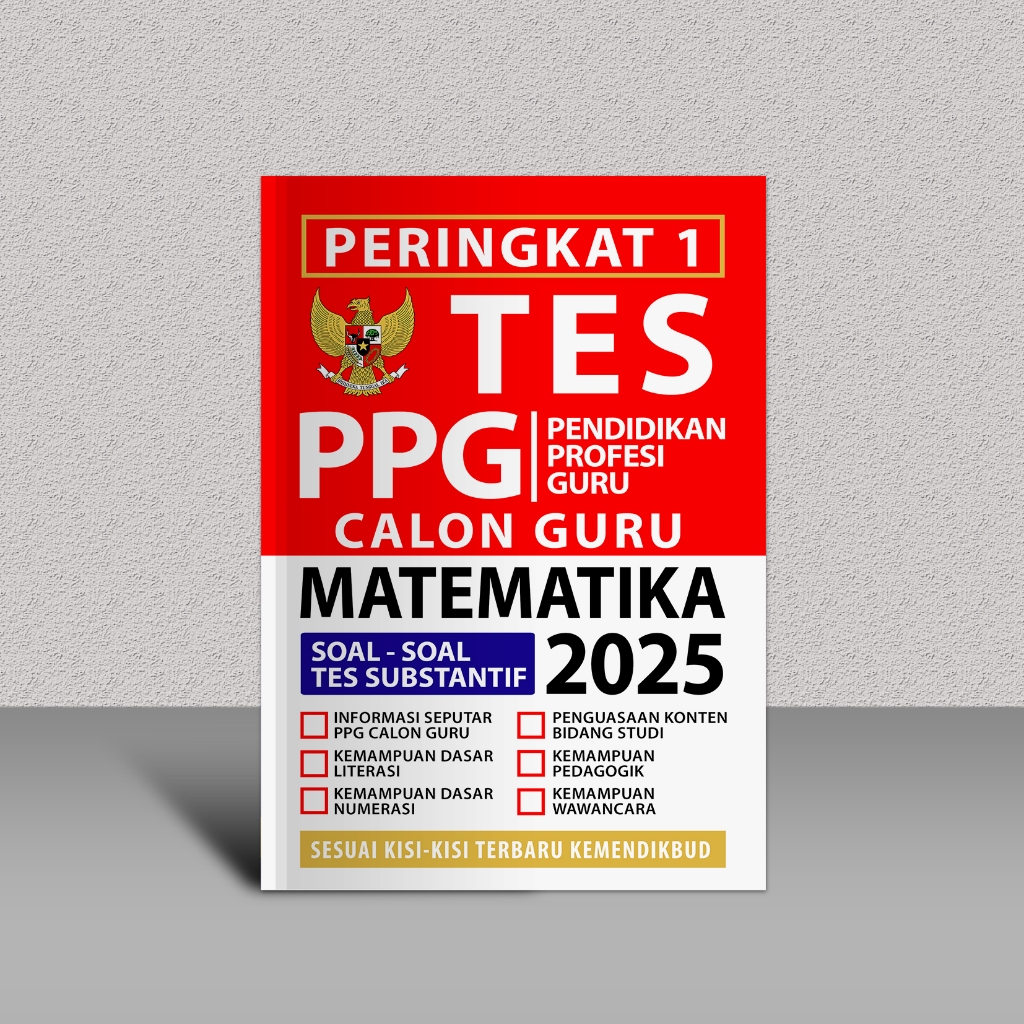Buku PPG Prajabatan Guru Matematika 2025 - Buku PPG Calon Guru Matematika 2025