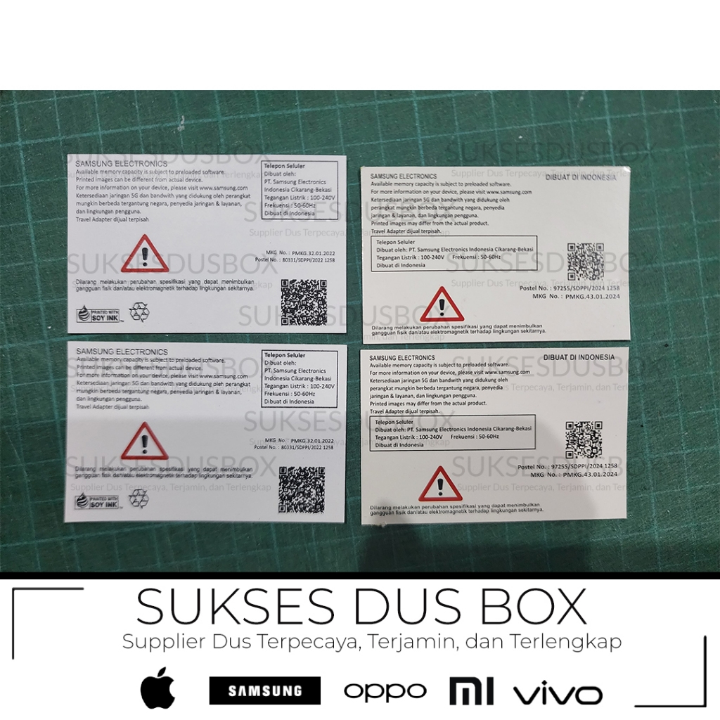 

STIKER TAMBAHAN UNTUK KOTAK DUS BOX SAM