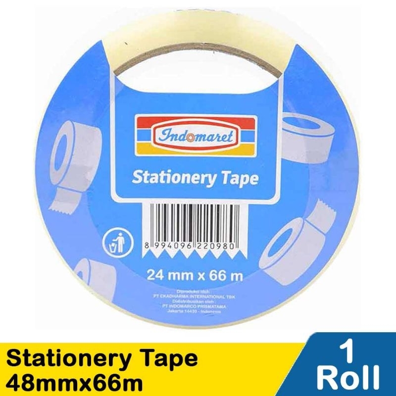 

Indomaret Stationery Tape 1inx72yr 24mmx66m Rol