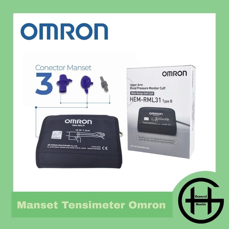 Manset Jumbo Omron HEM-RML31 Type B   Manset Tensimeter Digital Omron