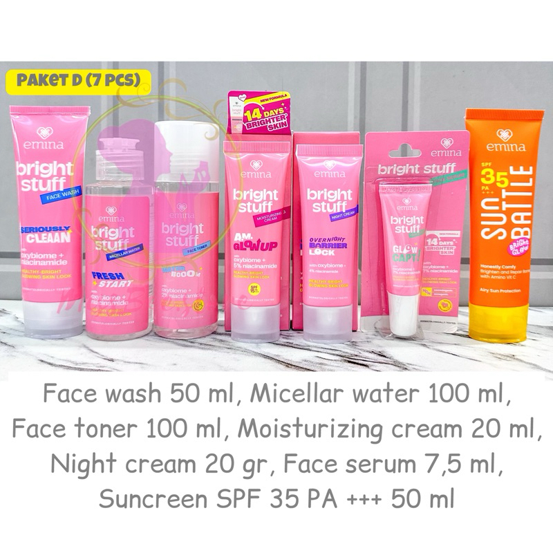 Paket EMINA Brightstuff Series