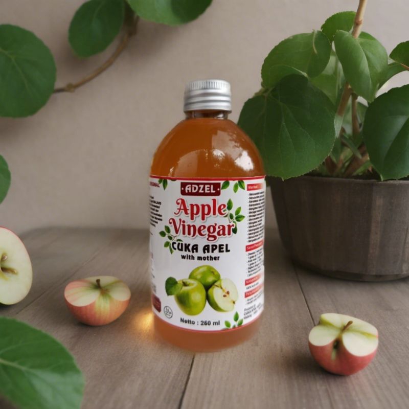 

cuka apel murni 250ml - cuka apel with mother - cuka apel kesehatan - cuka apel diet detox - apple vinegar
