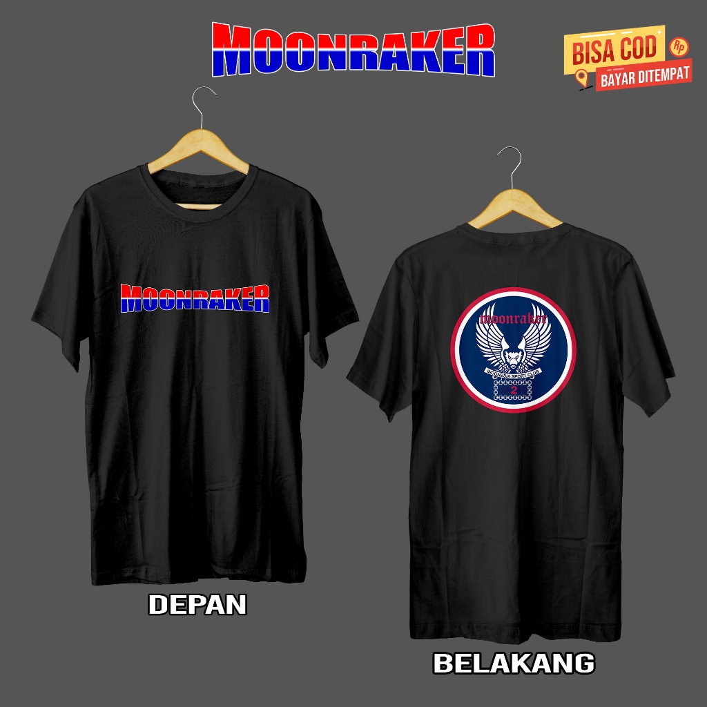 Kaos Moonraker , Kaos Motor , Kaos Moonraker Indonesia , Kaos Komunitas Motor