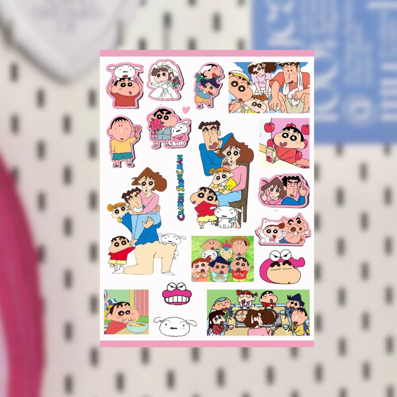 

SHINCHAN DECO STICKER SHEET FOR SCRAPBOOK JOURNALING