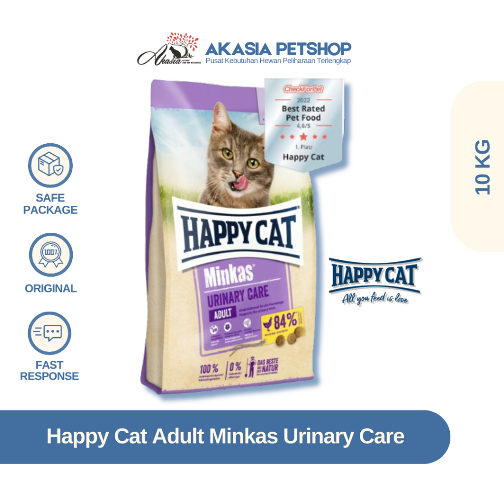 Happy Cat Minkas Urinary Care 10 kg|Cat Food|Premium Grade|Made In Germany