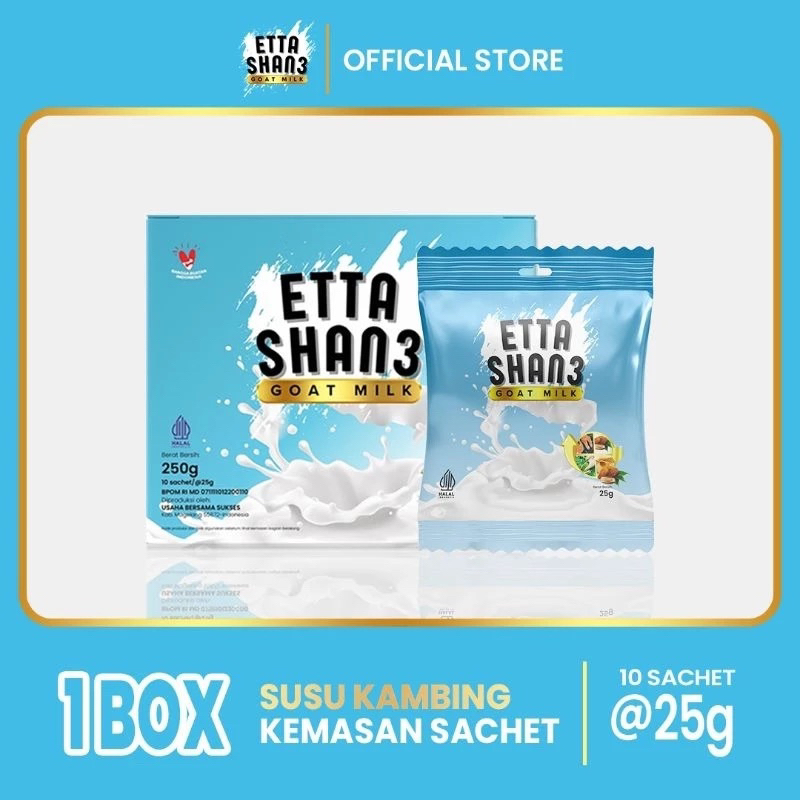 

ETTASHANE Susu Kambing Etawa Herbal 250gr/10 Sachet