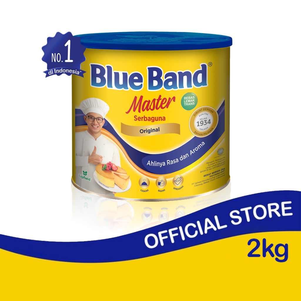 

Blue Band Master Original Margarine Tin 2kg
