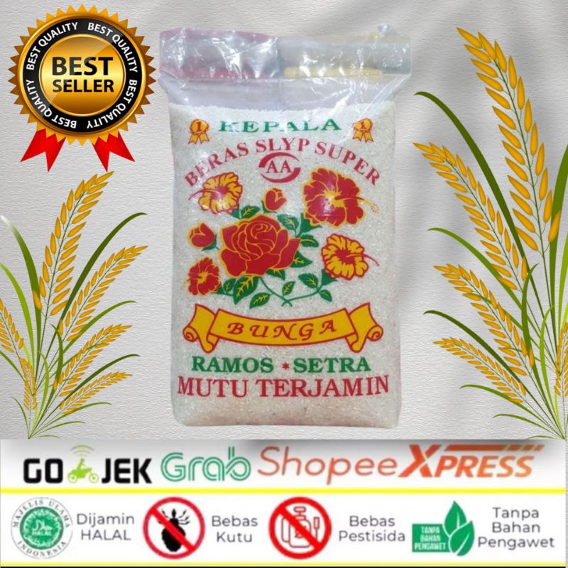 

Beras Cap Bunga Ramos Setra 5 Kg/ 10 Kg/ 20 Kg/ 25 Kg Termurah