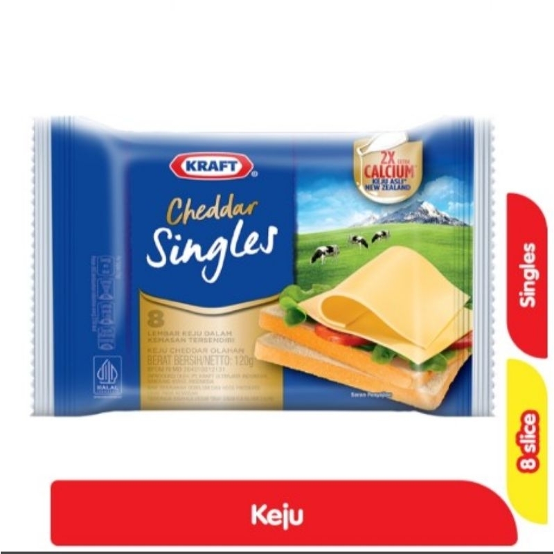

kraft keju tinggi kalsium lembaran 8 s