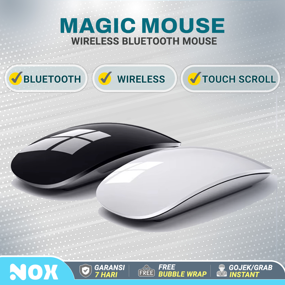 Wireless bluetooth mouse magic type-C charge mouse mirip original