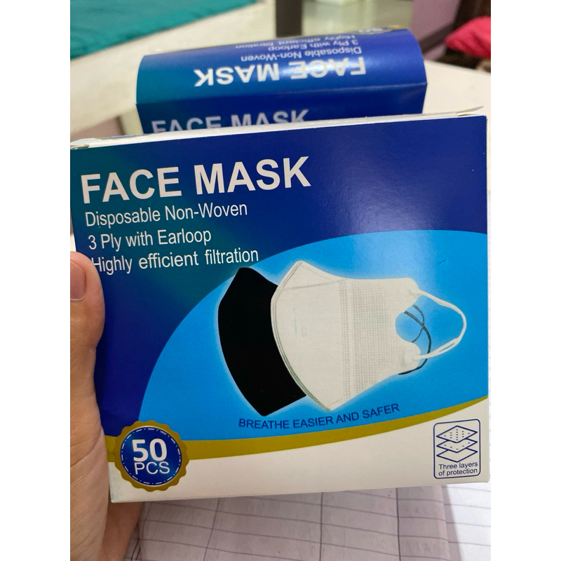 face mask masker wajah duckbill 50 pcs