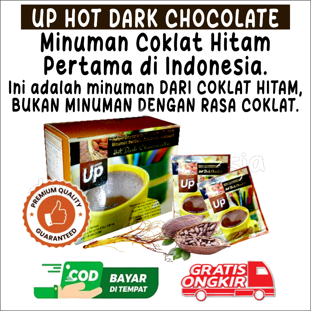 

Minuman Coklat Asli = Up Hot Dark Chocolate = Terbuat Dari Coklat Hitam Yg Bermanfaat Bagi Kesehatan