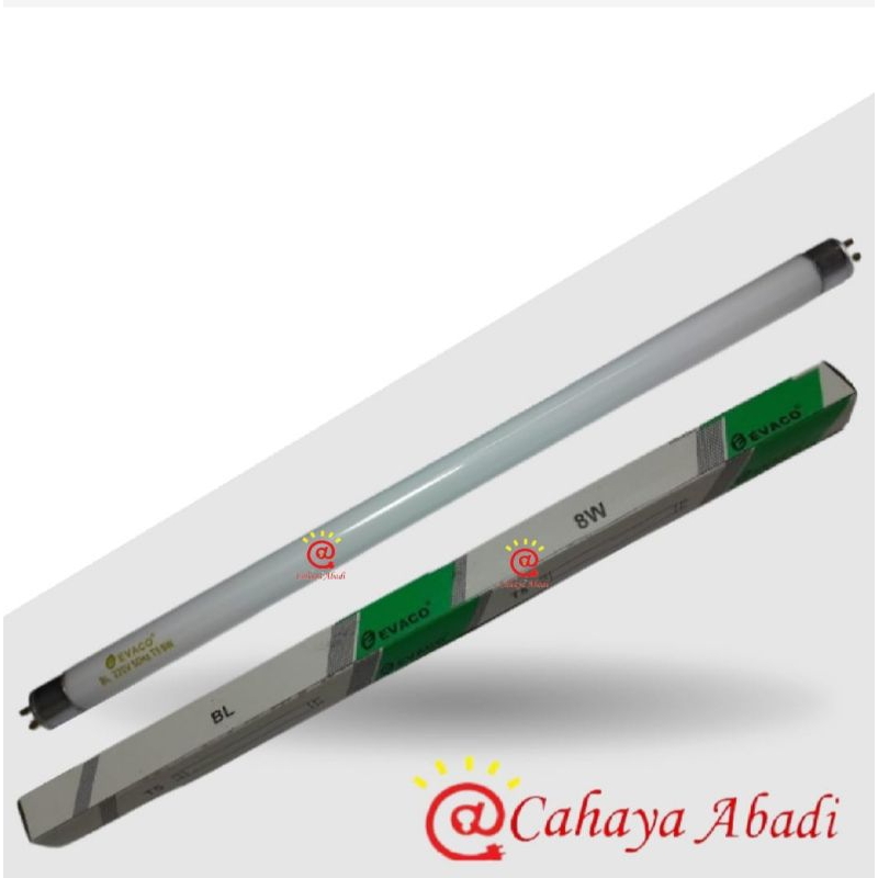 Lampu TL Neon BL UV Ultraviolet TL Nyamuk / TL Insect Killer T5 8W Evaco