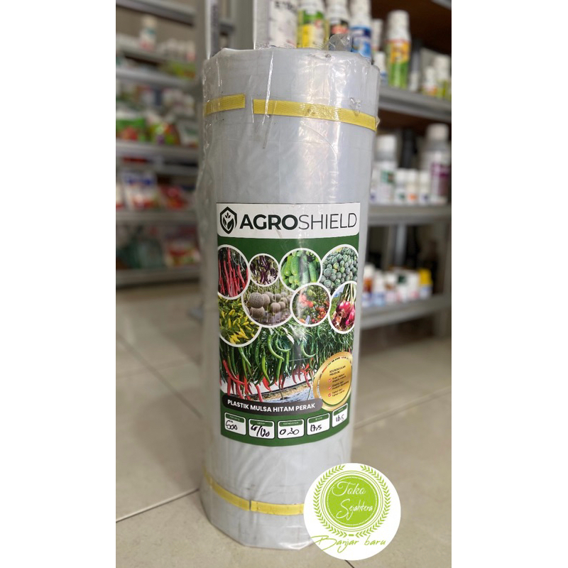 MULSA PERTANIAN HITAM PERAK AGRO SHEILD 500M SUPER KUAT DAN ELASTIS TAHAN LAMA
