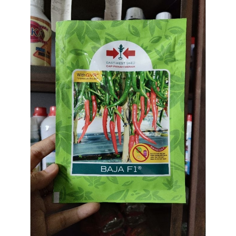 Benih Cabai Besar BAJA F1 (1500 Biji) - Bibit Cabe Cap Panah Merah