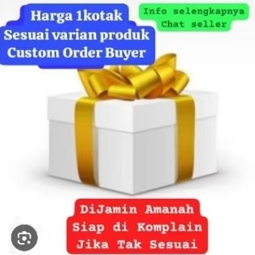 

WT 20s asli ori CUSTOM ORDER BOX KOTAK KADO HITAM ASLI ORI