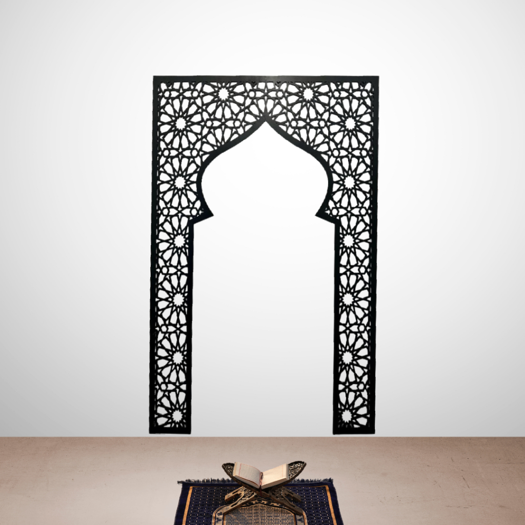 MIHRAB MUSHOLA | MIHRAB RUMAH | HIASAN DINDING BAHAN PVC | B