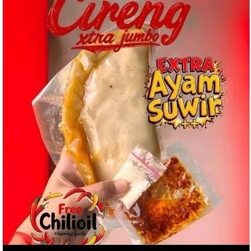 

Cireng Ageng (Besar) Ayam Suwir Pedas by Ceceofficial