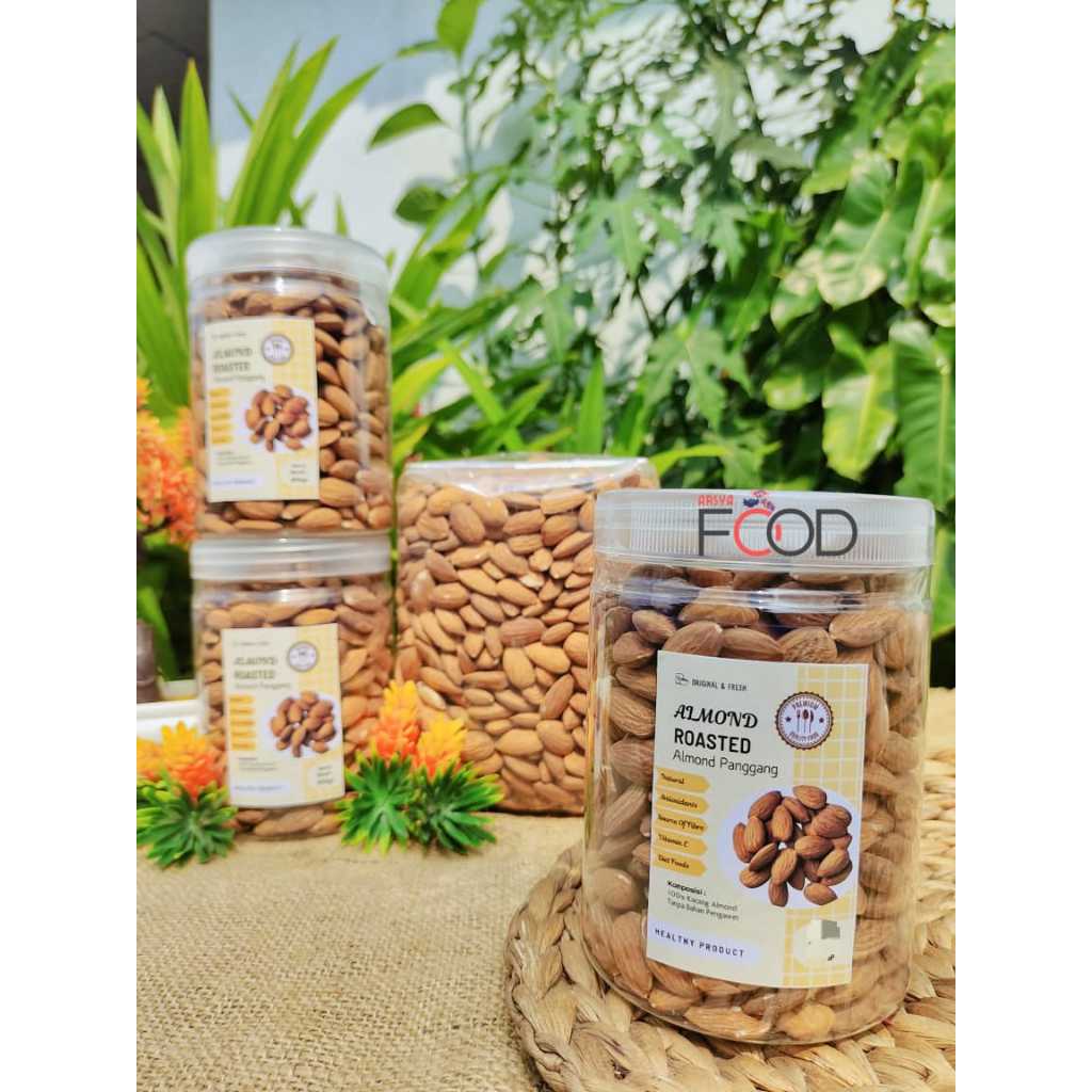 

Kacang Almond Panggang Toples 500ml