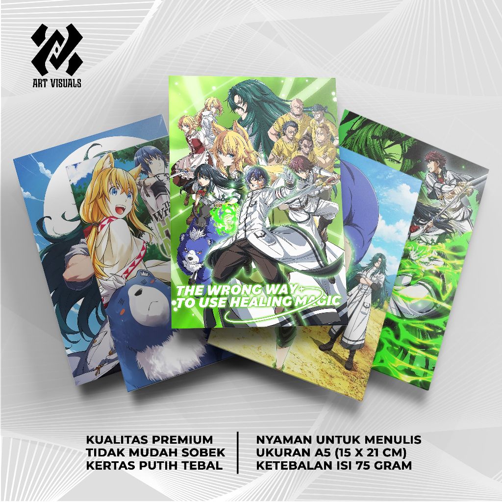 

Buku Tulis Custom Tema Anime The Wrong Way to Use Healing Magic Terlengkap Termurah Model Bebas Pilih Foto / Buku Tulis Sekolah / Buku Catatan