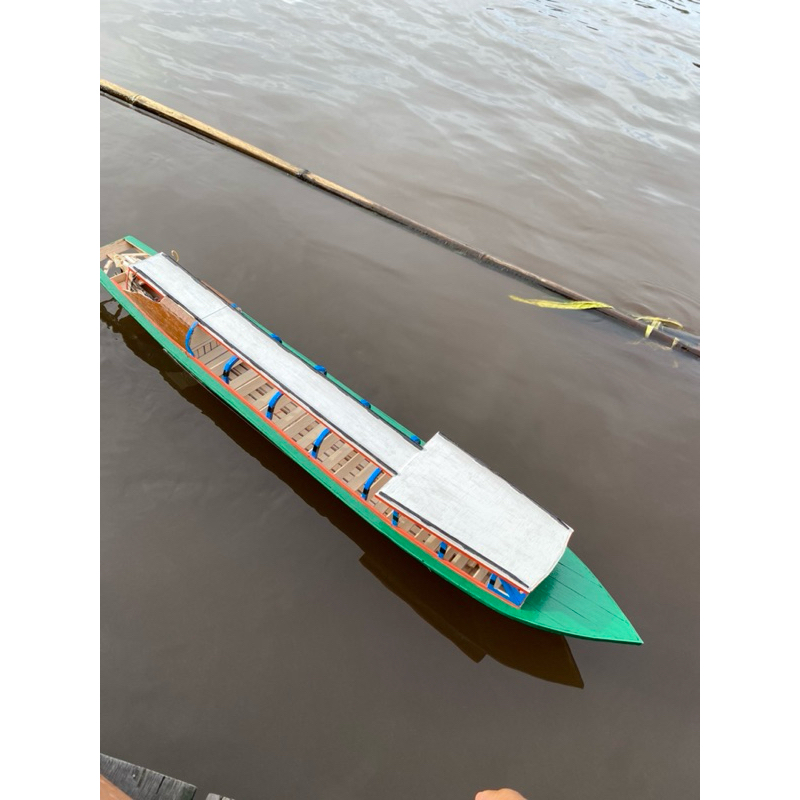 miniatur kapal mesin motor pakai rc