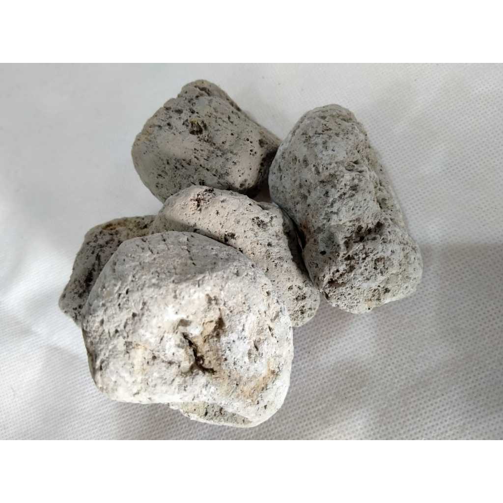 Pumice 1 karung ±10 KG dan ±17KG batu apung 4 - 6 cm BATU LOMBOK