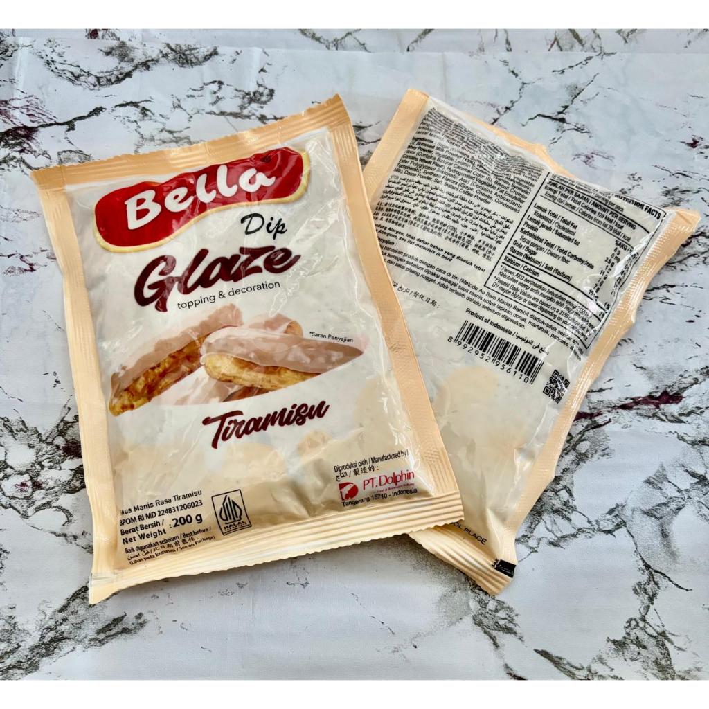 

Bella Dip Glaze Rasa Tiramisu untuk Topping dan Dekorasi Kue Isi 200gram