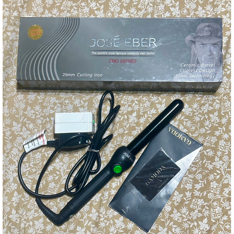 CATOKAN RAMBUT JOSE EBER ORIGINAL CLIPLESS CURLING IRON 25MM BLACK