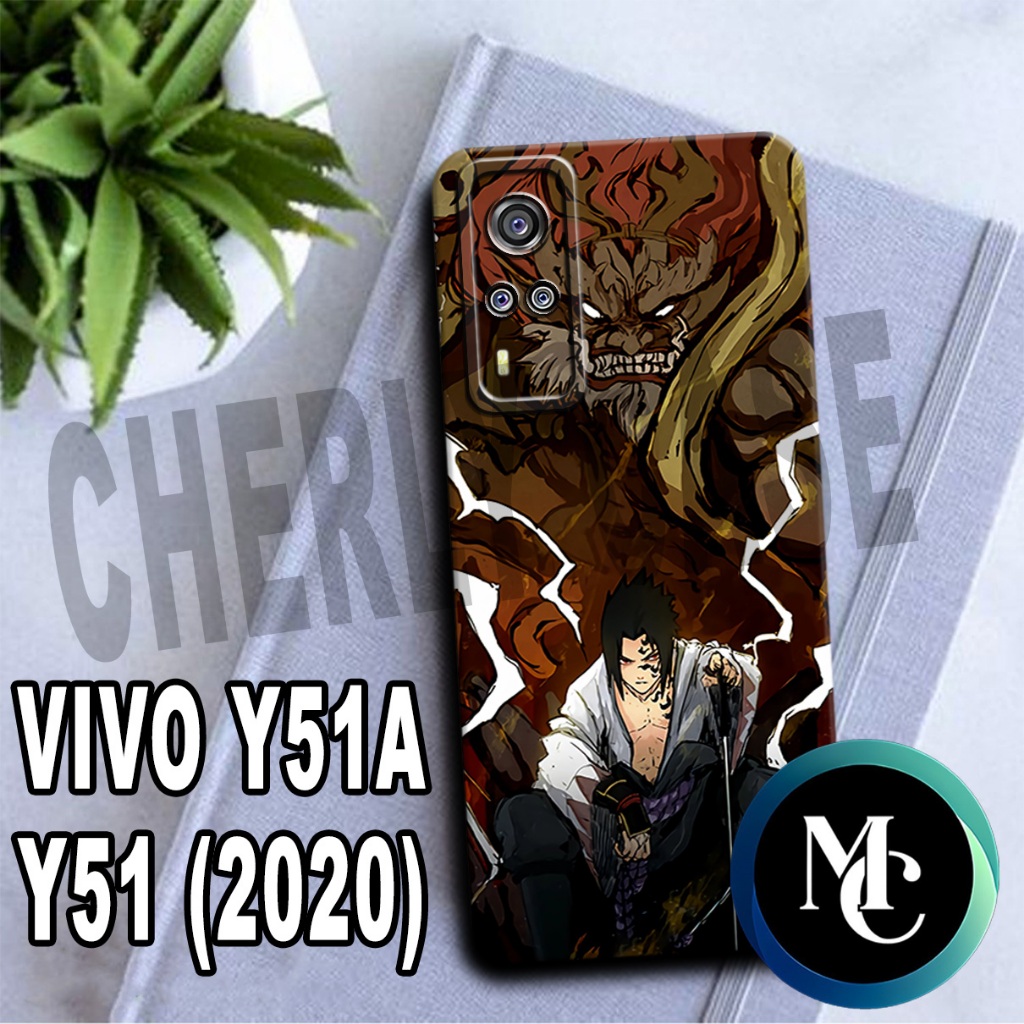 CC9/ Softcase karet lentur untuk VIVO Y51A DAN Y51(2020) /Motif ANIME NARUTO/case VIVO Y51A/kesing V