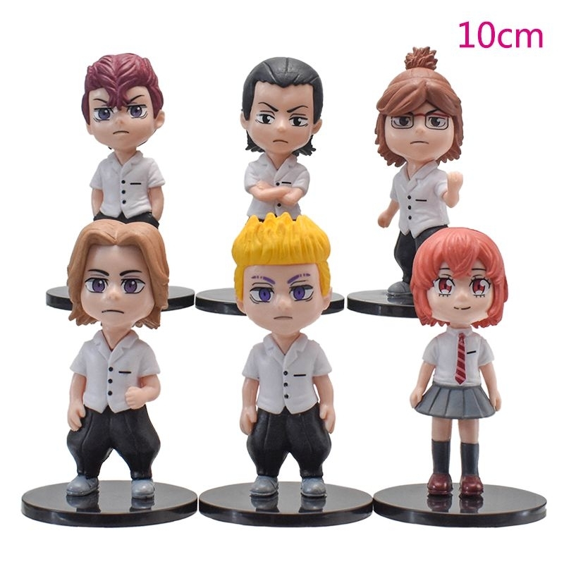 Anime Tokyo Revengers Figure Mikey Draken Kazutora Baji Takemichi Action Figure Set Tokyo revengers