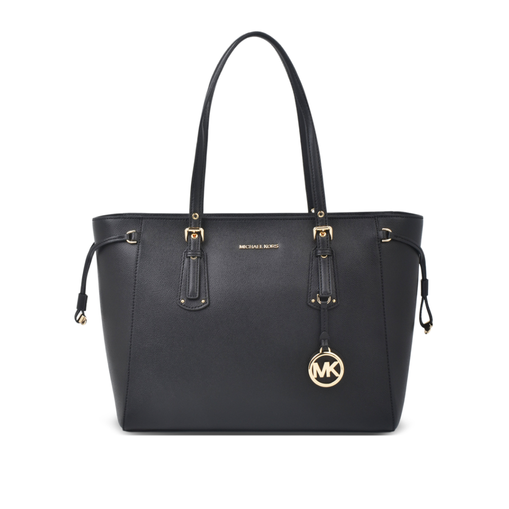 Voyager medium tote bag crossgrain leather
