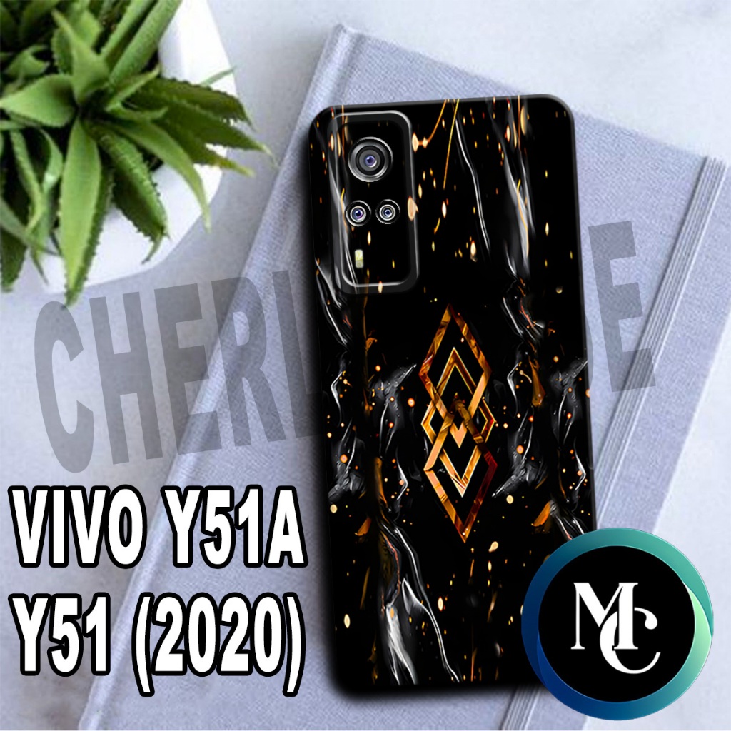 CC20/ Softcase karet lentur untuk VIVO Y51A DAN Y51(2020) /Motif ABSTARK/case VIVO Y51A/kesing VIVO 