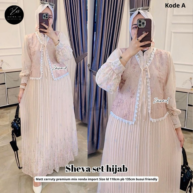 Zaina Dress Sheva Set Hijab