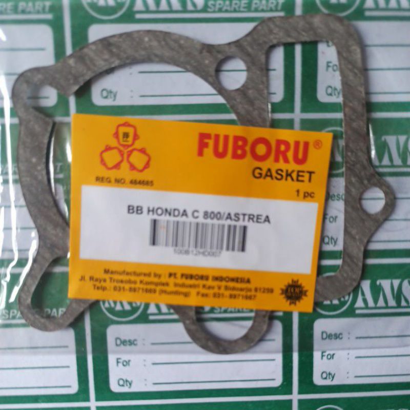 Fubaru Gasket BB packing blok Honda C 800/ASTREA
