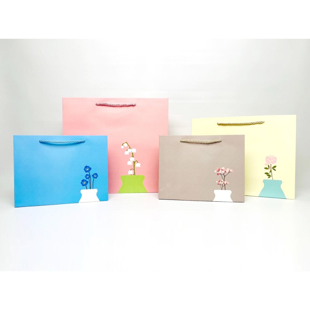 

Paper Bag motif Vase Flower HD-260 / Tas Kertas / Tas Kado